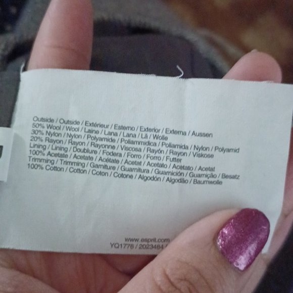 Vintage Espirt wool blend brown dress - Picture 7 of 7